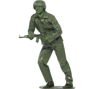 Mens Army Toy Soldier Fancy Dress Costume