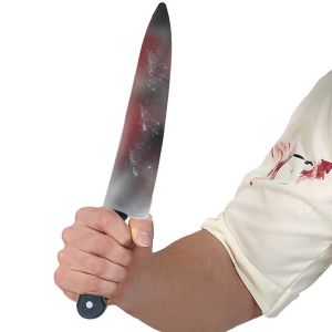 Halloween Fake Kitchen knife 39cm