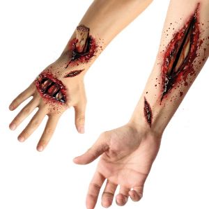 Halloween Open wound tattoo set