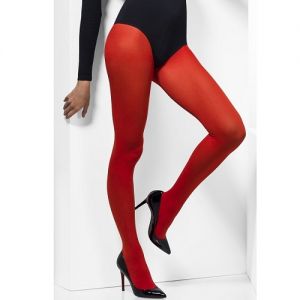 Opaque Tights - Red