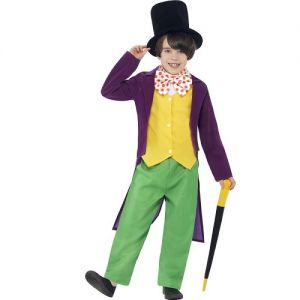 Childrens Roald Dahl Willy Wonka Costume