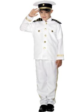 Childrens Boys Sailor Captain Costume 