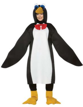 Animal Fancy Dress - Penguin Costume - One Size