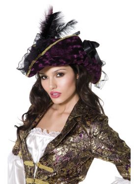 Pirate Fancy Dress - Ladies Marauding Pirate Hat