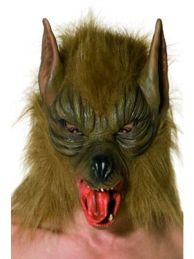 Halloween Brown Werewolf Mask