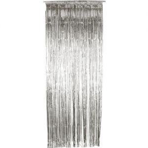 Christmas Decoration - Door Shimmer Curtain - Silver