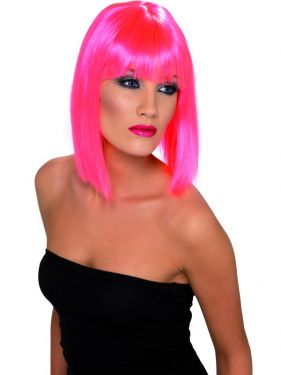 pink glam wig