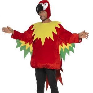 Smiffys Parrot Costume - One Size - 38-42"