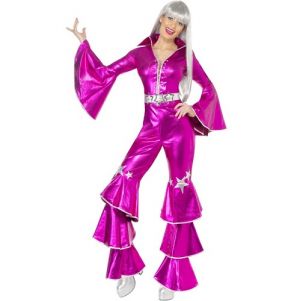 1970s Pink Dancing Dream Fancy Dress Costume