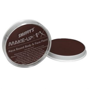 Smiffys Make Up Fancy Dress Face Paint - Dark Brown