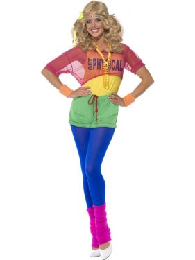 1980s Let's Get Physical Costume - xs, s, m