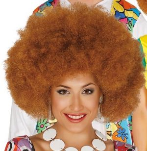 Large Brown Afro Wig