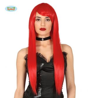 High Quality Long Wig - Red