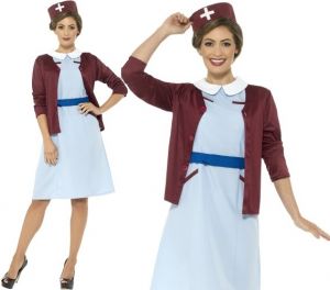 Ladies Vintage Nurse 40s Costume 