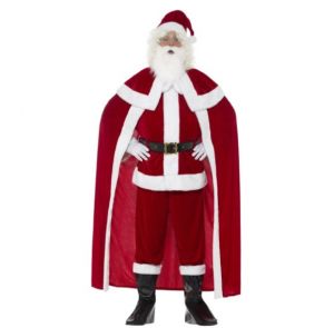 Adult Deluxe Santa Costume with Cape 