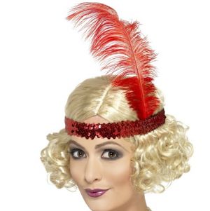 Charleston Flapper Fancy Dress Wig & Headband - Blonde