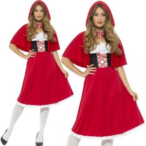Ladies Longer Little Red Riding Hood Costume 