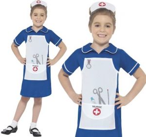 Girls Nurse Fancy Dress Costume