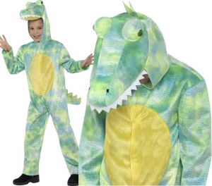 Childs Deluxe Dinosaur Fancy Dress Costume 