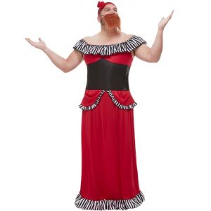 Showman Bearded Lady ancy Dress Costume
