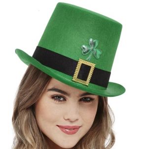 Adult St Patricks Day Fancy Dress Top Hat