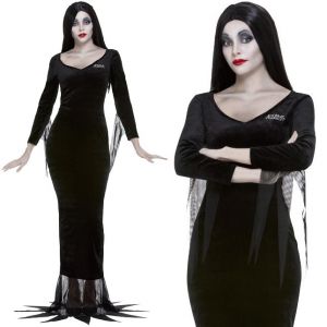 Ladies Officially Licensed Addams Family Morticia Costume