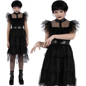 Childs Gothic Prom Dress Costume