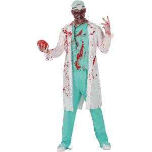 Adult Halloween Zombie Doctor Costume