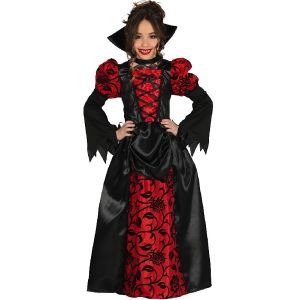 Girls Vampire Fancy Dress Costume