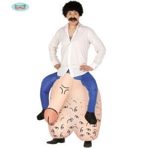 Adult Inflatable Willy & Balls Stag Night Costume 