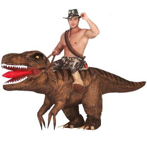 Adult Jumbo Ride On T Rex Dinosaur Costume