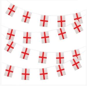 St George England Bunting 10m 20 Flags