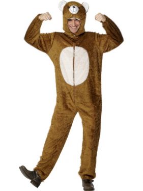 Adult Fancy Dress Bear Costume Animal Suit