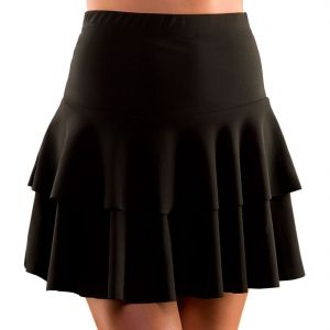 1980s Fancy Dress Ra Ra Skirt - Black