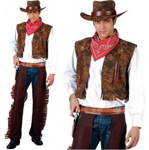 Mens Brown Cowboy Costume