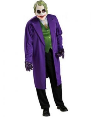 Joker Fancy Dress Costume - Standard & XL 
