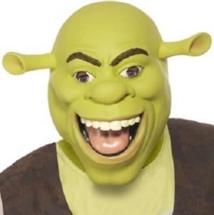 Shrek Fancy Dress Overhead Mask