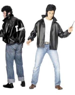 Mens Official Licensed Grease 50s T Bird Jacket - M, L & XL