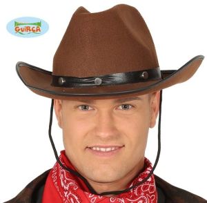 Felt Cowboy Fancy Dress Brown Hat