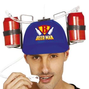 Stag Night Beerman Hard Hat for Drinking