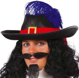 Adult Musketeer Black Hat