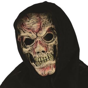 Halloween Hooded Flesh Zombie Mask