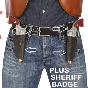 Cowboy Fancy Dress Gun & Holster Set