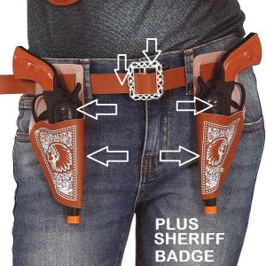 Cowboy Fancy Dress Gun & Holster Set