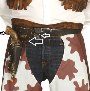 Cowboy Gun, Holster & Belt Set