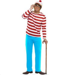 Mens Wheres Wally Costume 