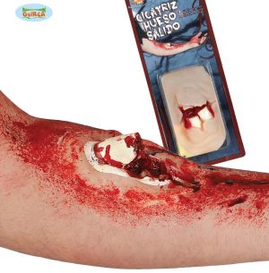 Halloween PVC Exposed Bone Scar