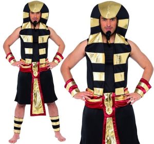 Mens Egyptian Pharaoh Fancy Dress Costume