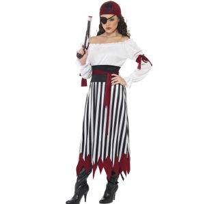 Pirate Lady Fancy Dress Costume 