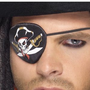 Pirate Eye Patch with coloured Skull